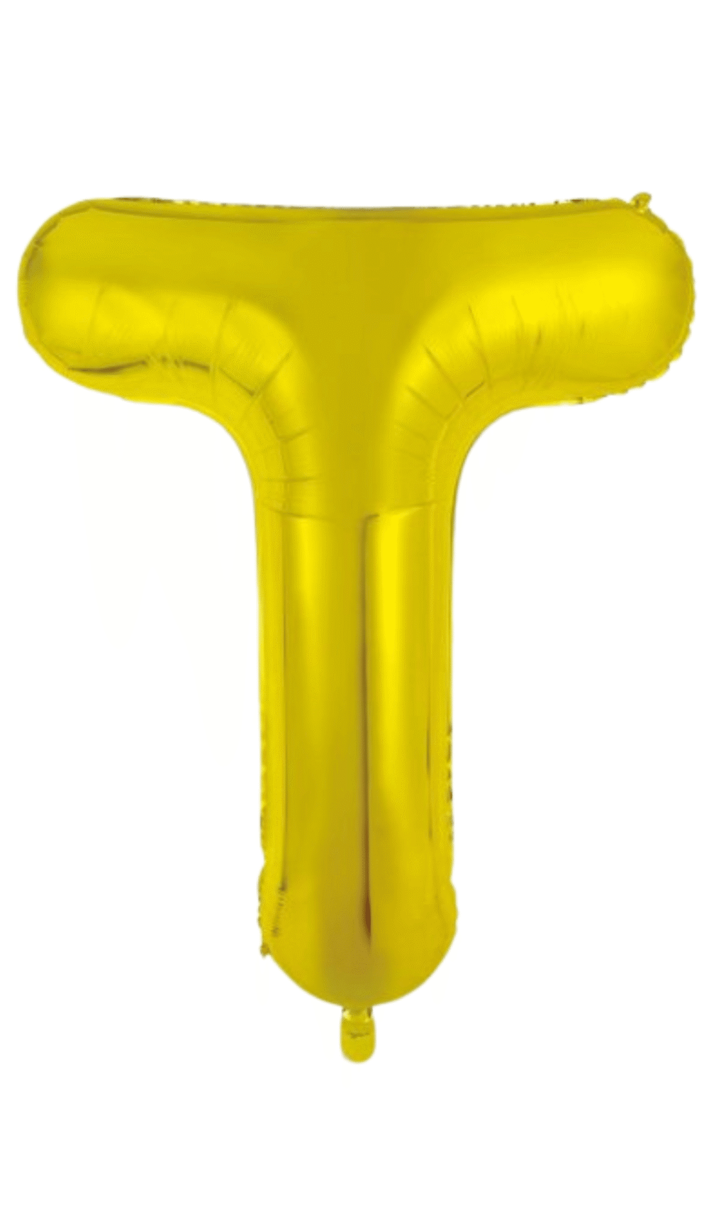 Large Foil Letter Shape Balloon Gold T