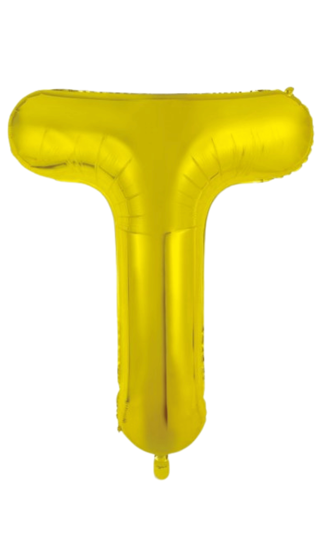 Large Foil Letter Shape Balloon Gold T