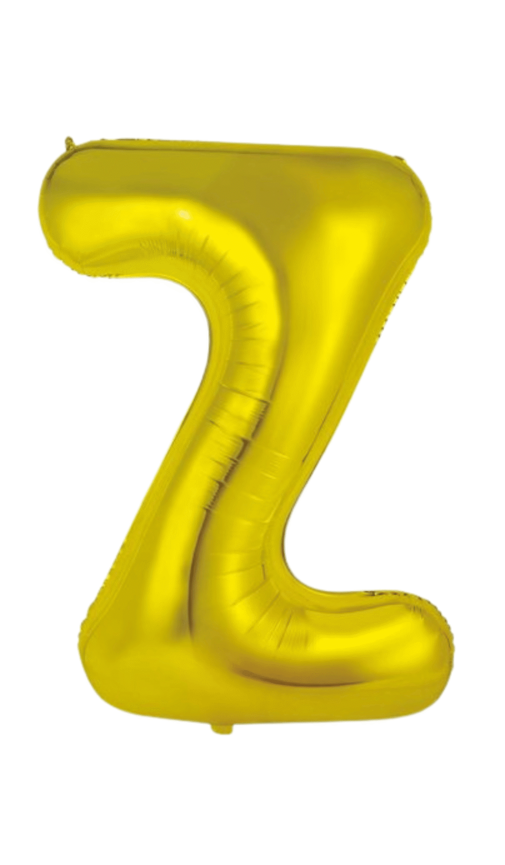 Large Foil Letter Shape Balloon Gold Z