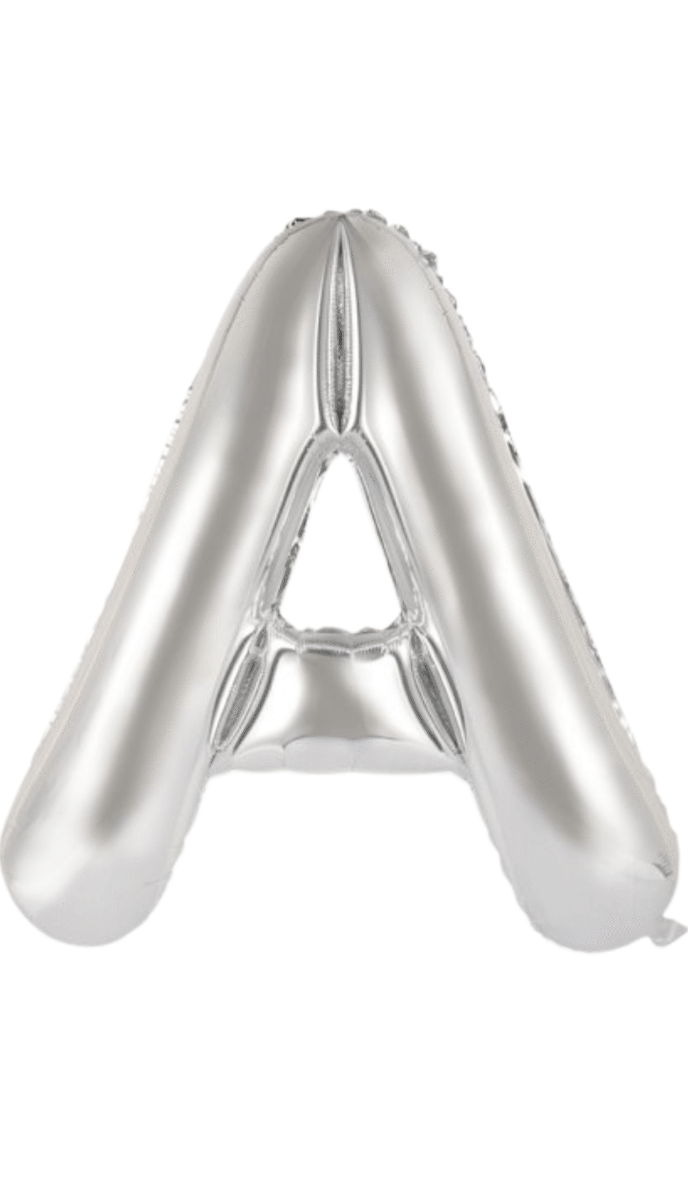 Large Foil Letter Shape Balloon Silver A