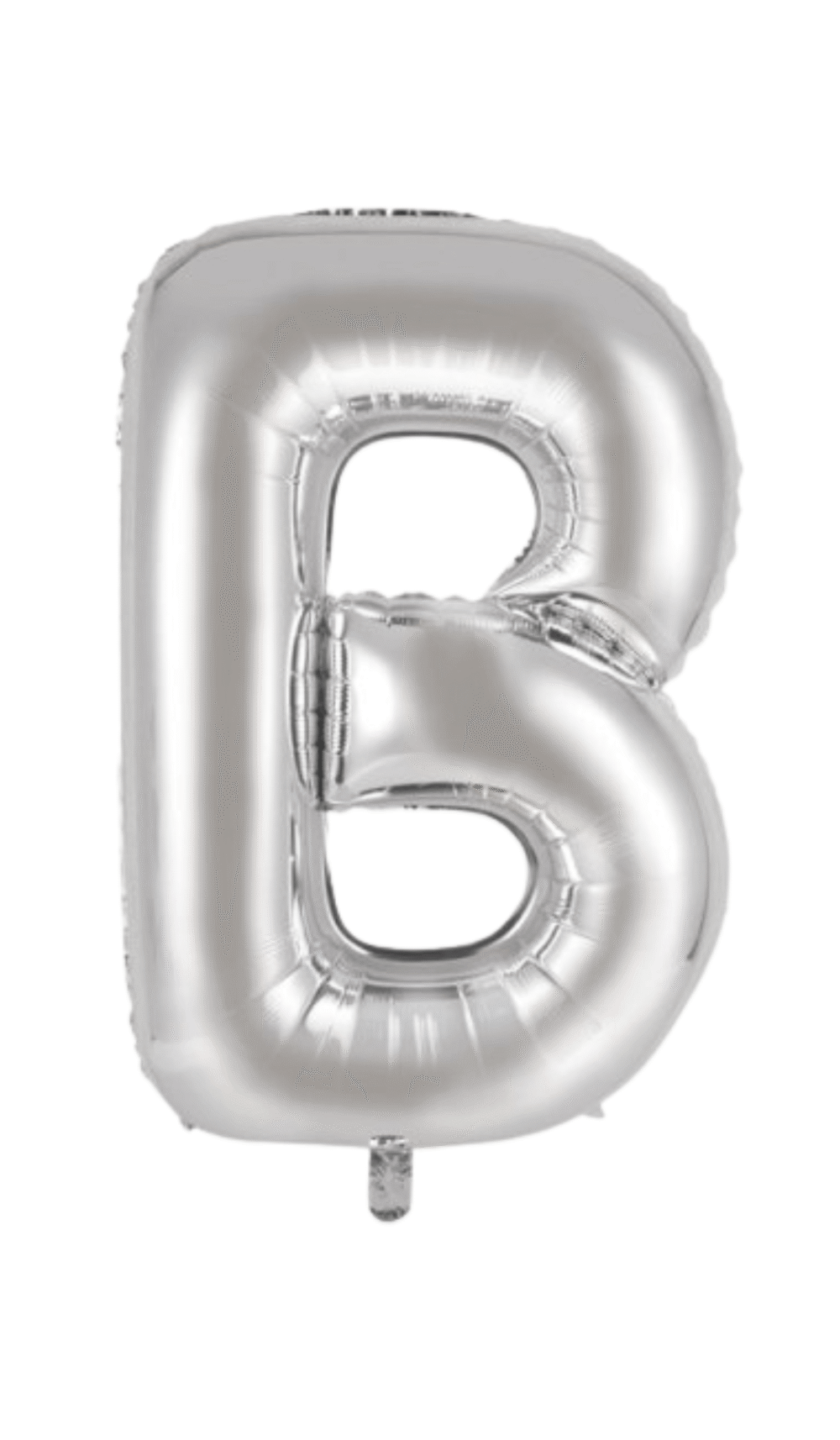 Large Foil Letter Shape Balloon Silver B