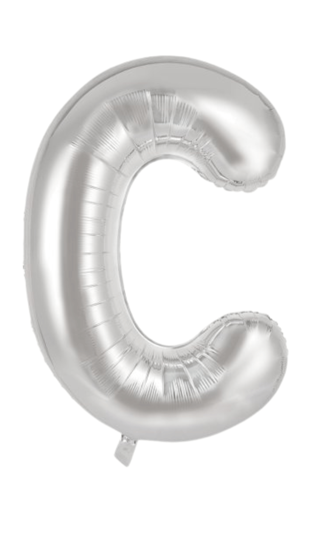 Large Foil Letter Shape Balloon Silver C
