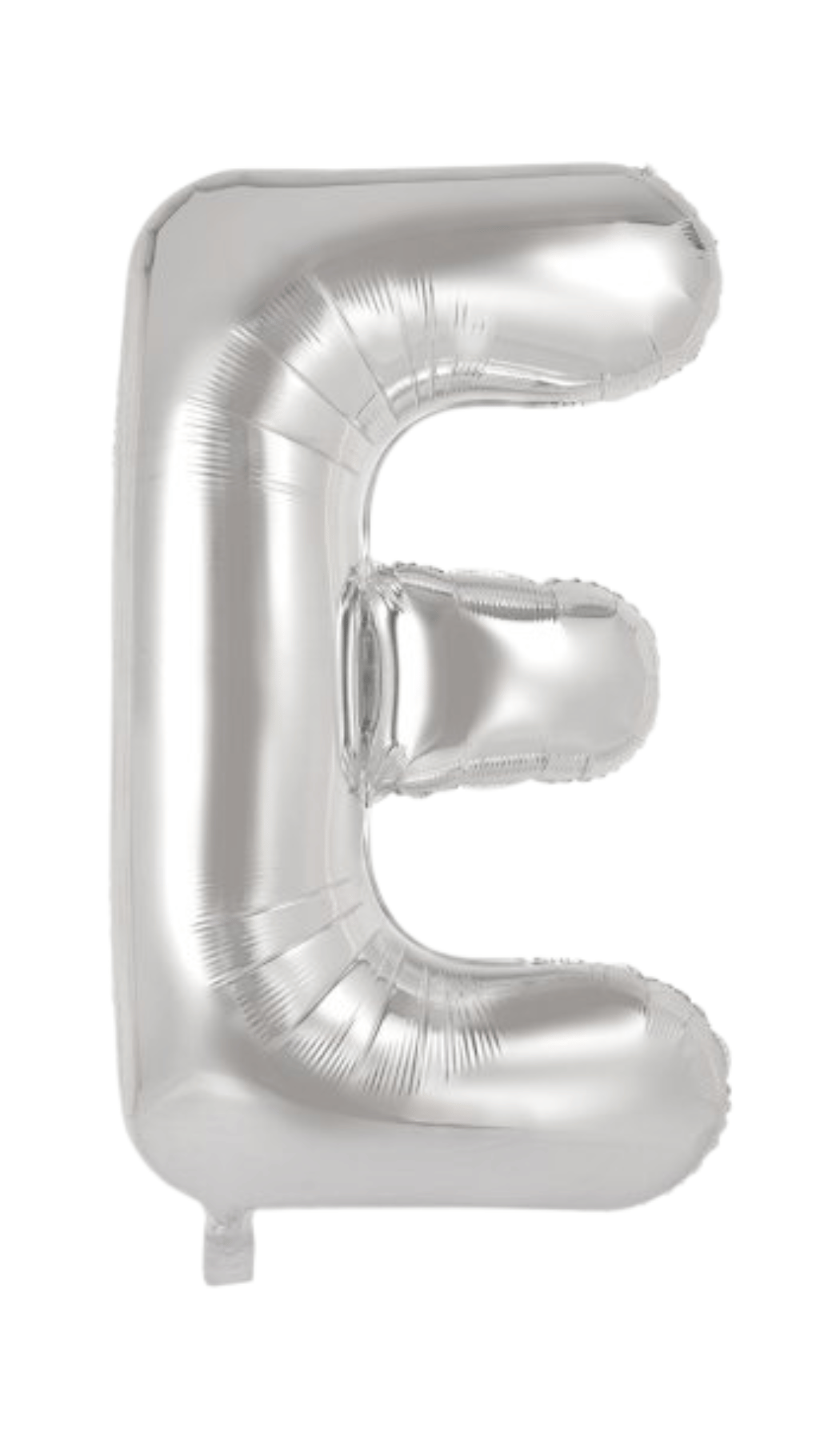 Large Foil Letter Shape Balloon Silver E