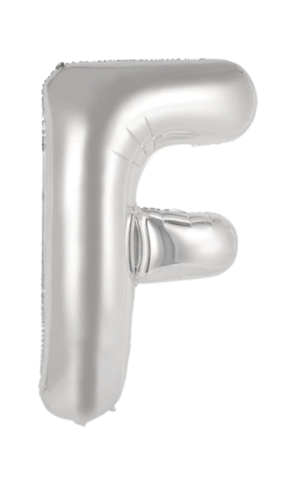 Large Foil Letter Shape Balloon Silver F