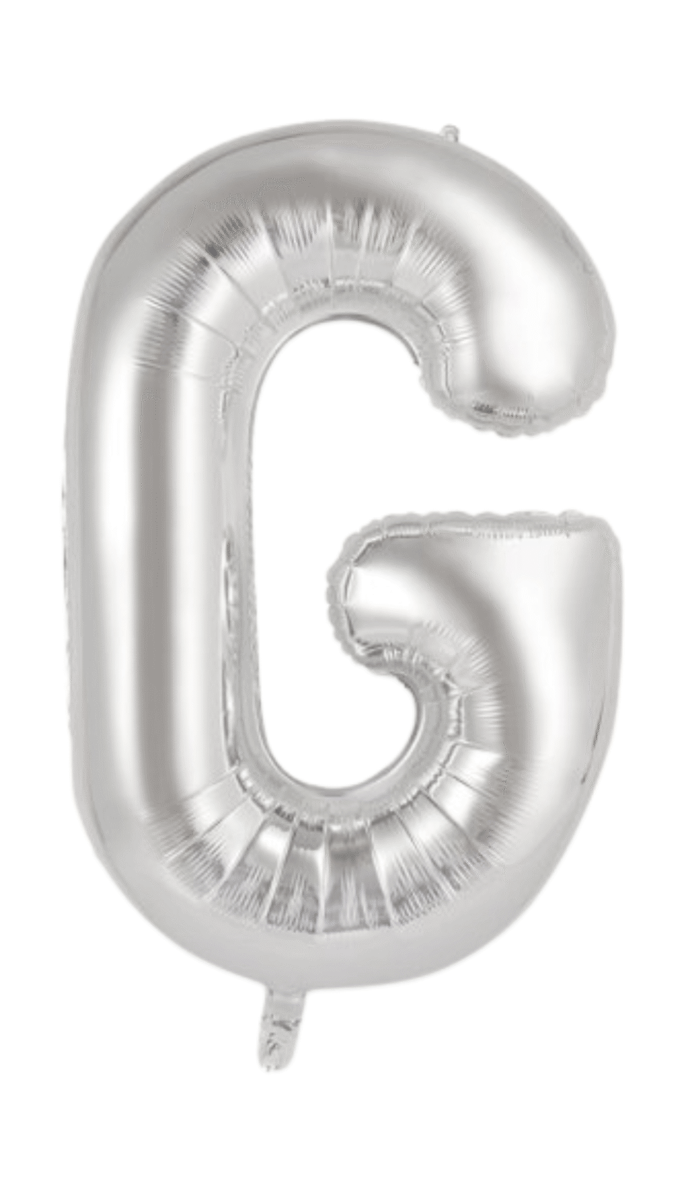 Large Foil Letter Shape Balloon Silver G