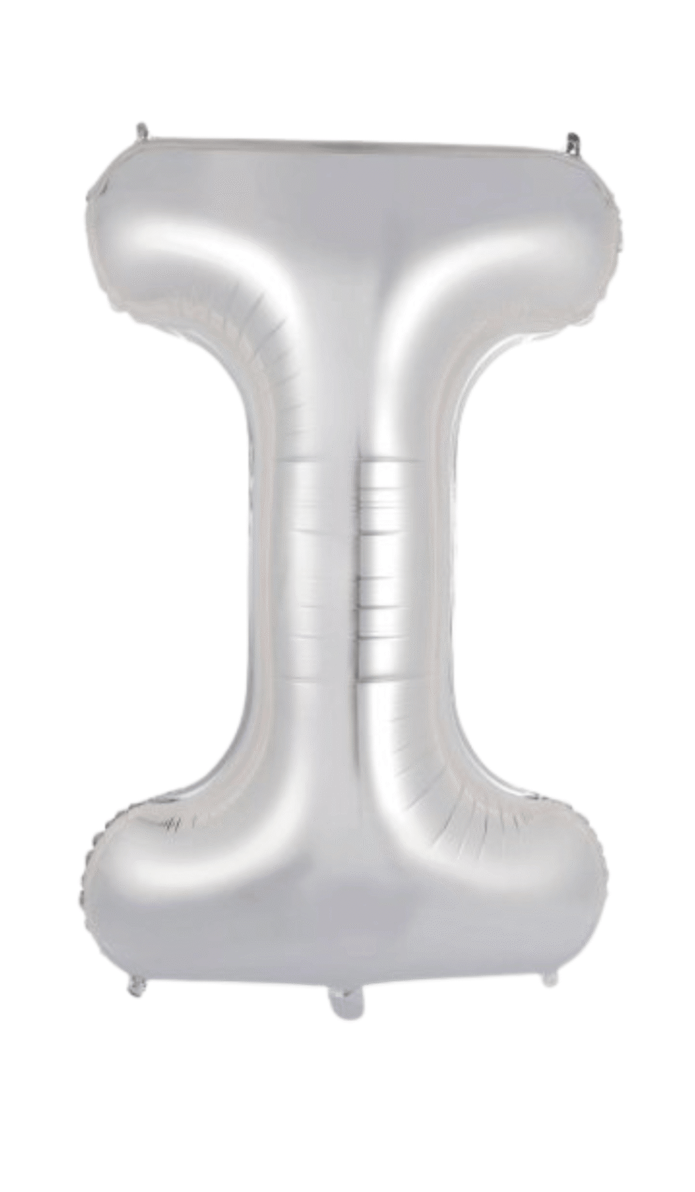 Large Foil Letter Shape Balloon Silver I