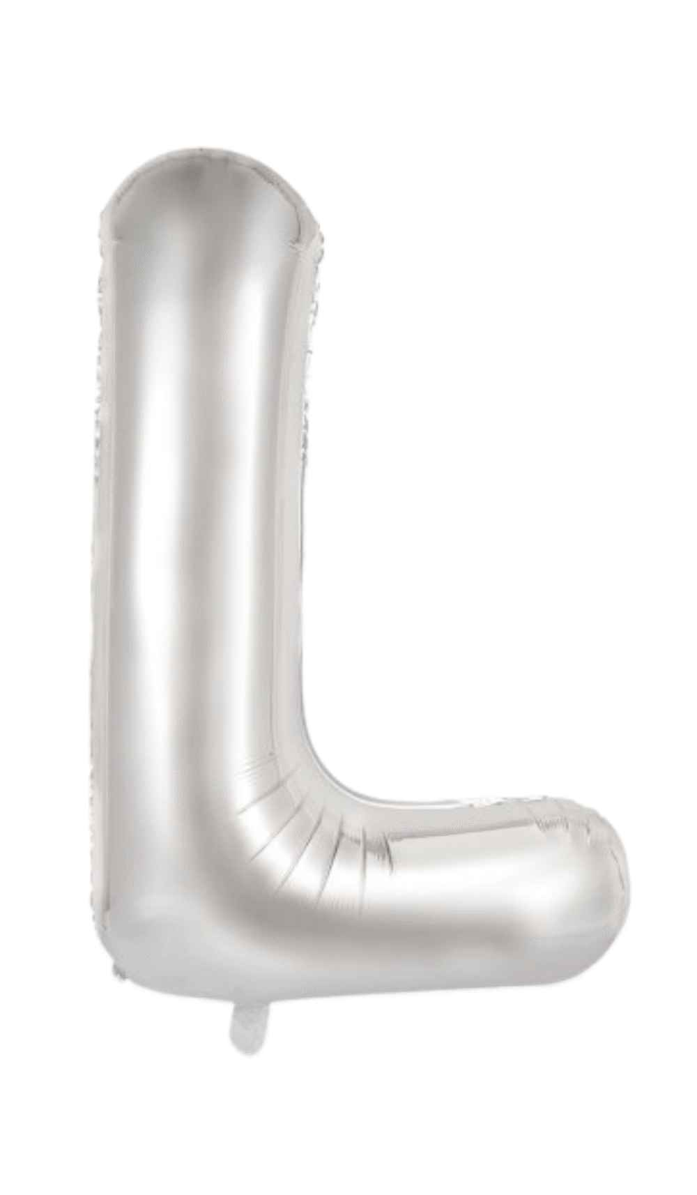Large Foil Letter Shape Balloon Silver L
