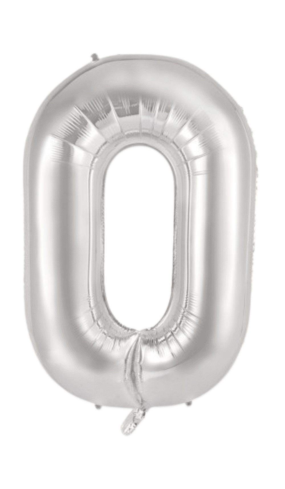 Large Foil Letter Shape Balloon Silver O