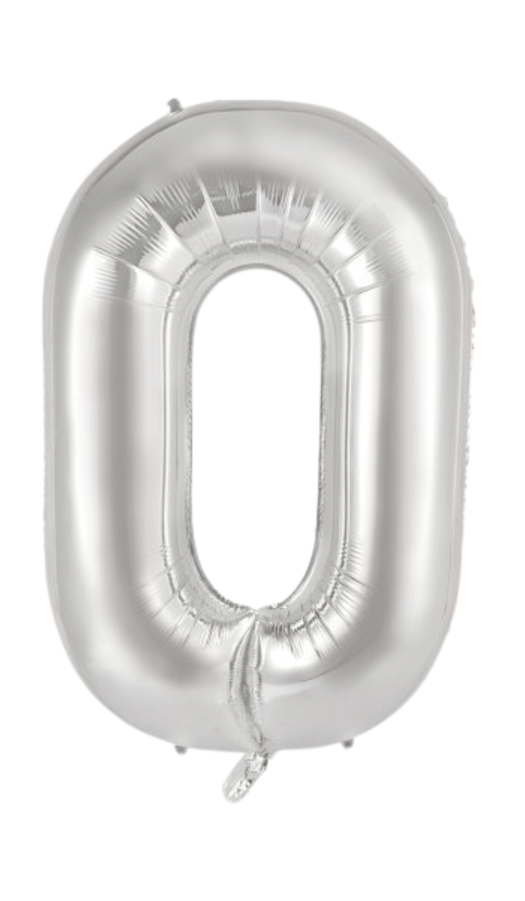 Large Foil Letter Shape Balloon Silver O