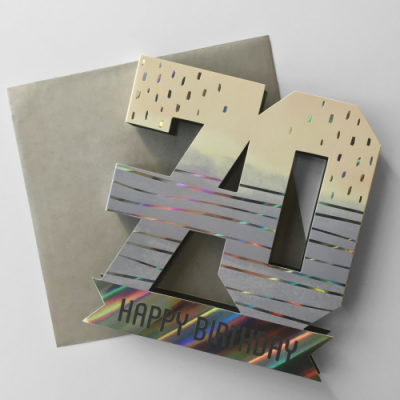 Card Medium 70th 3D Pop up