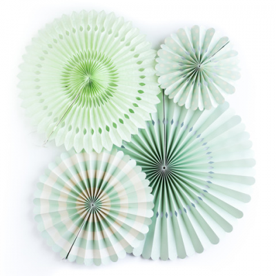 Paper Fan Set Mint