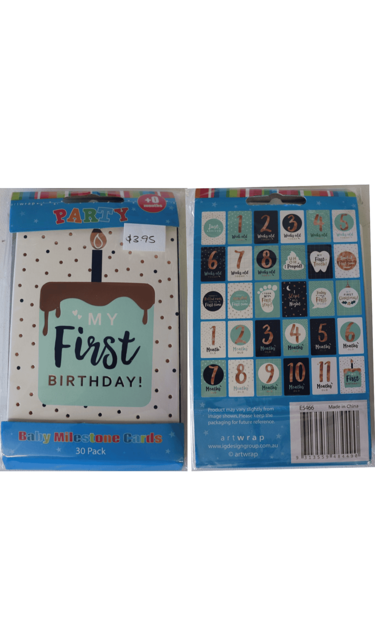 Baby Milestone Cards