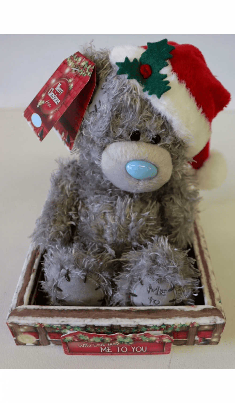 Teddy Bear Small- Santa Hat