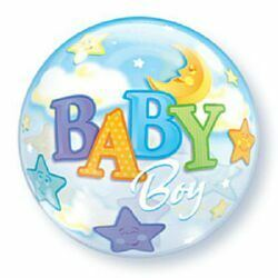 Baby Shower Bubble Balloon Boy