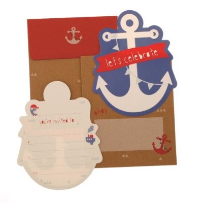 Invitations Anchors Away