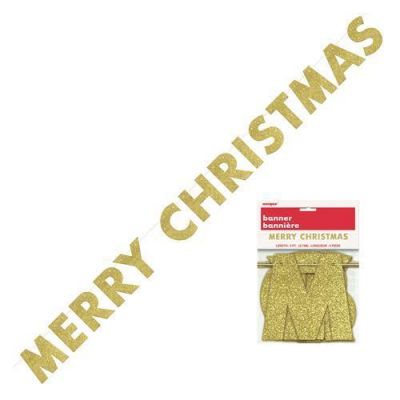Merry Christmas Bunting Banner