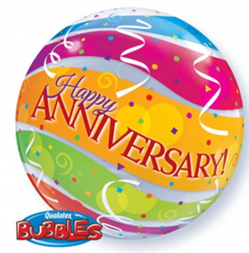 Happy Anniversary Bubble Balloon