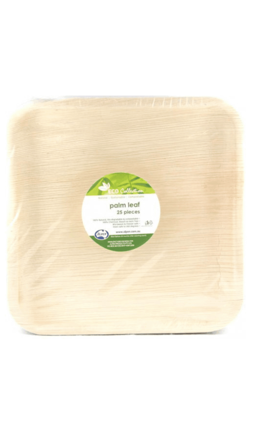 Palm Leaf Plates Square 250mm