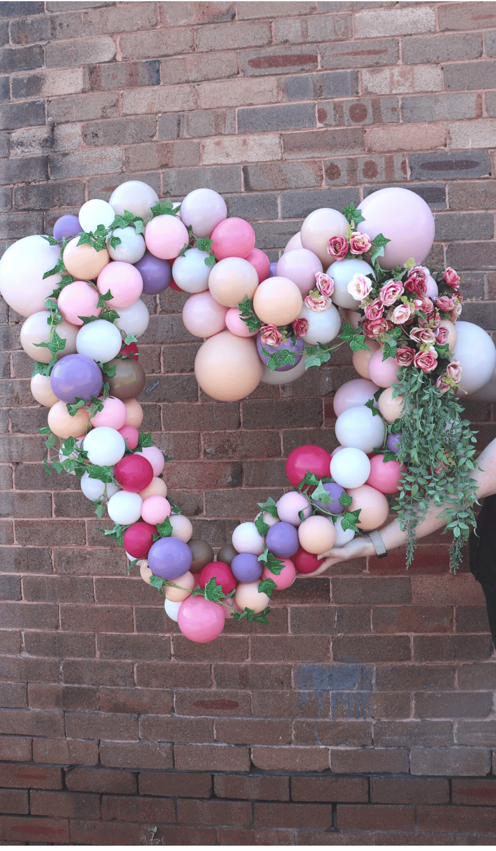 Organic Balloon Heart Sculpture