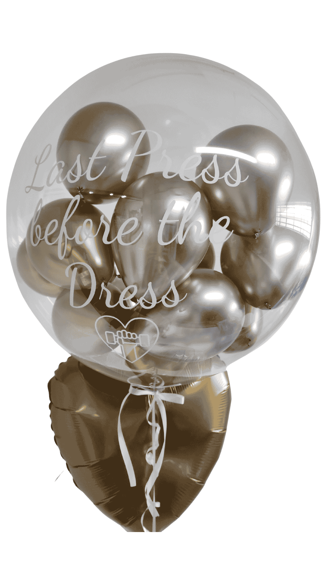 Bride to be helium balloon bouquet