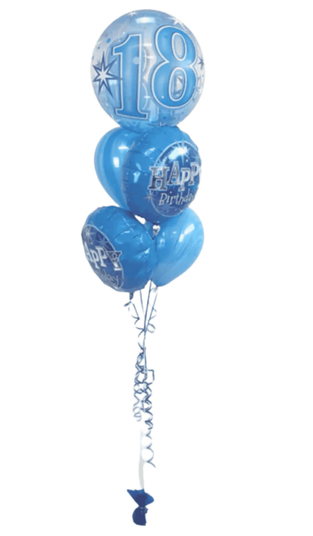 Milestone Age Helium Birthday Balloon Bouquet