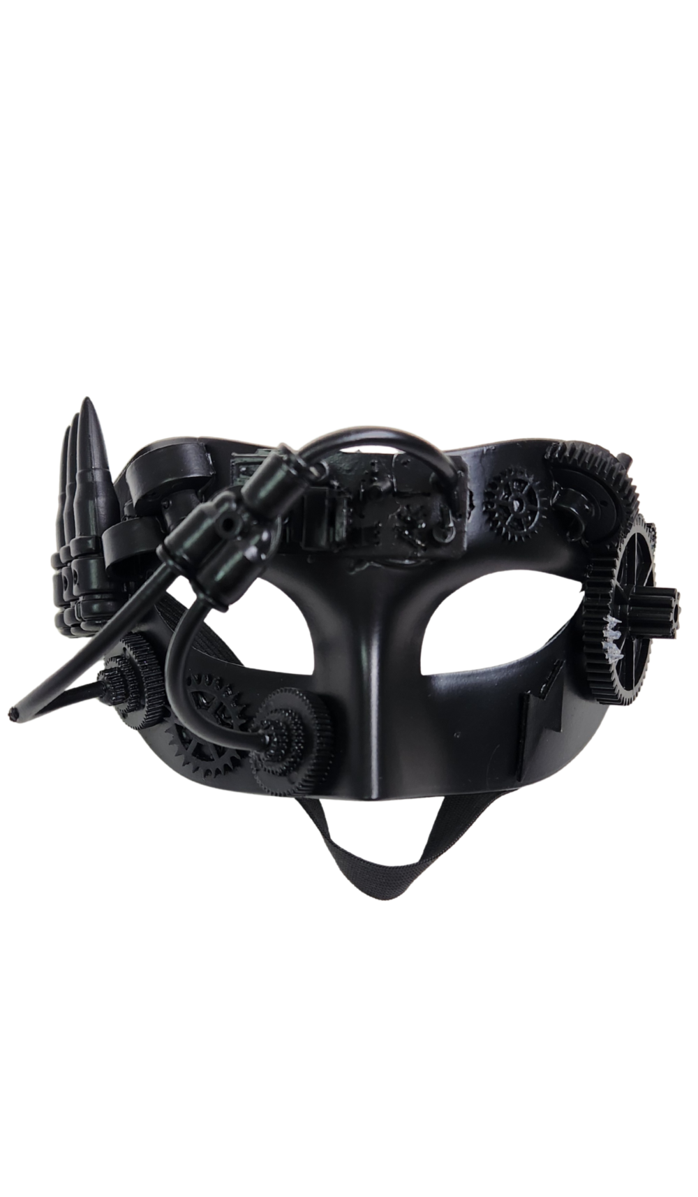 Sterling Steampunk Black Eye Mask