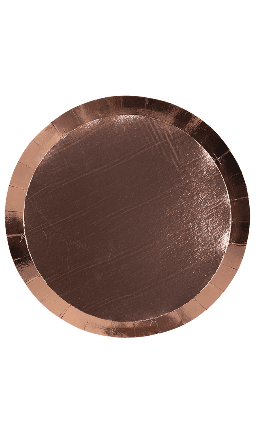 Dinner Plates Paper Rose Gold