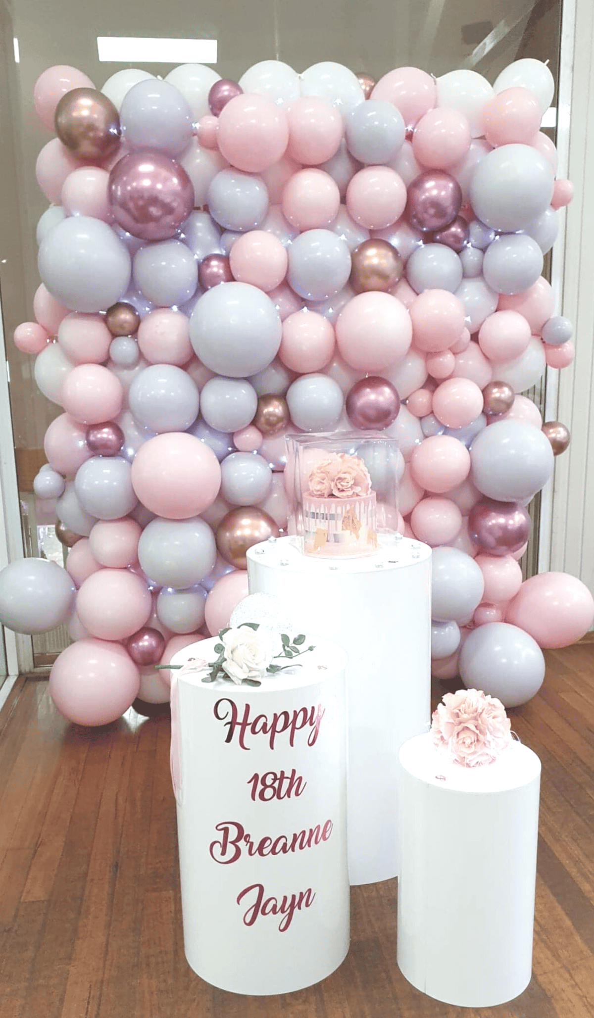 Organic Balloon Wall Backdrop
