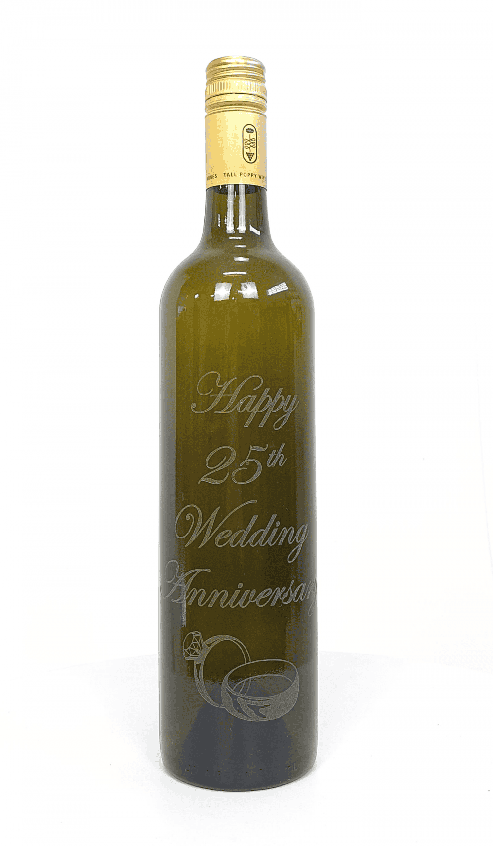 Wine bottle engraving custom