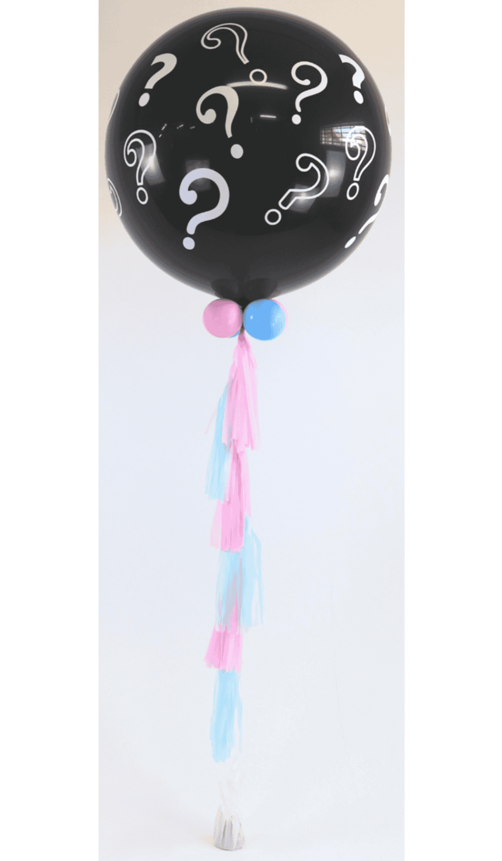 Gender Reveal Jumbo Surprise Balloon Question Marks