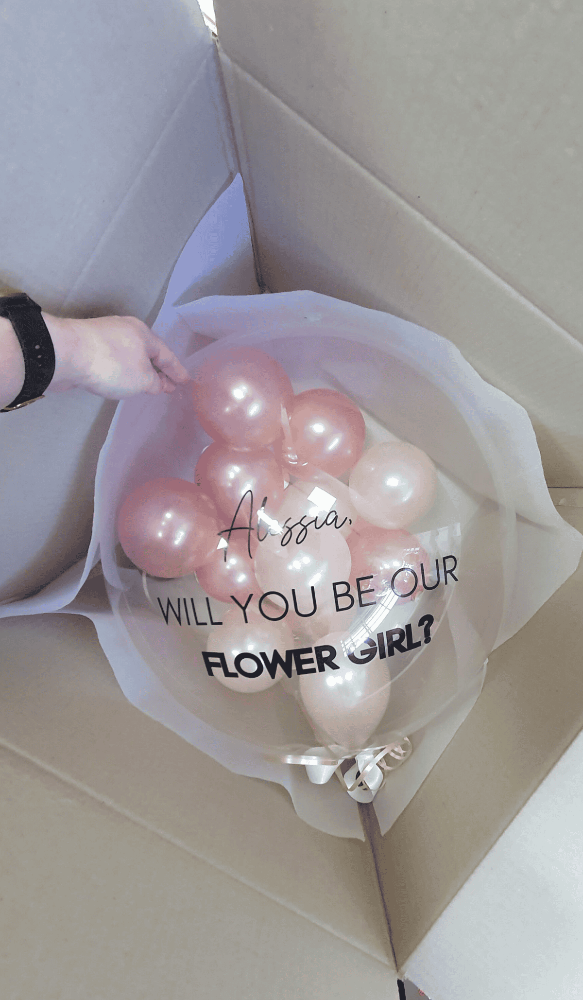 Balloon in a box gift
