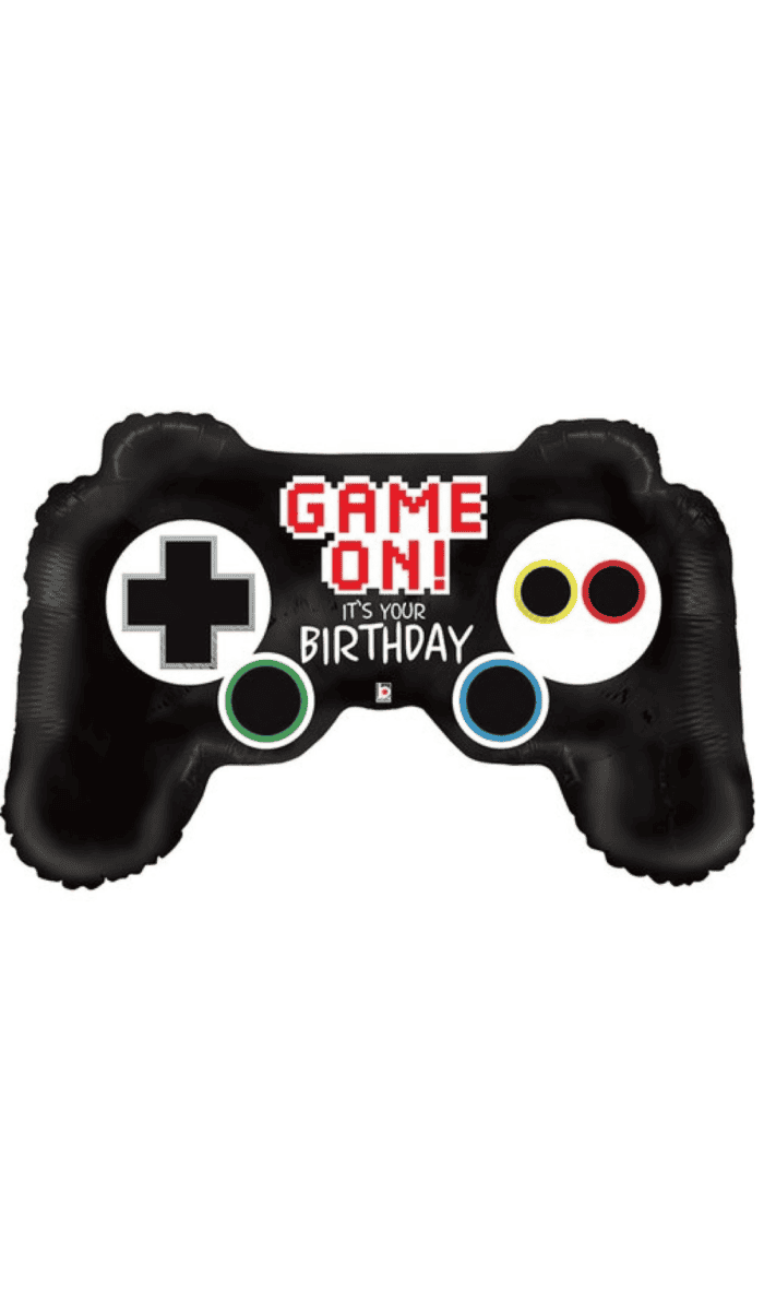 game controller shape foil balloon