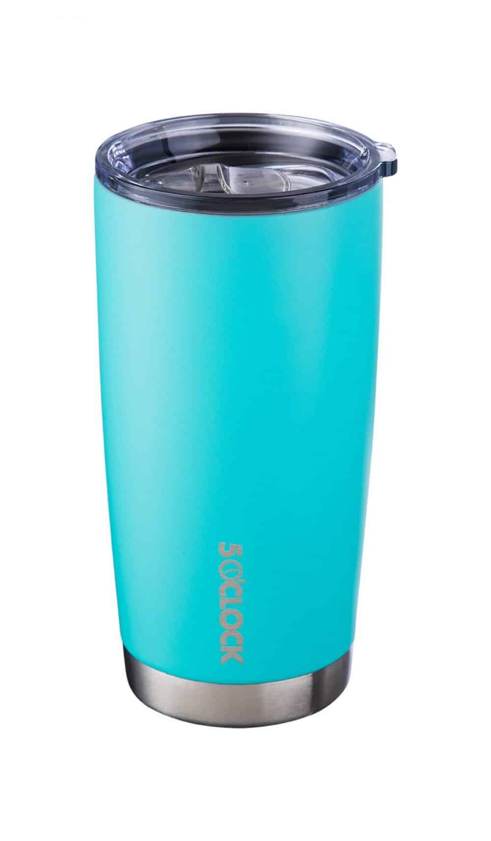 5 O'Clock Insulated Tumbler Aqua Seafoam Green