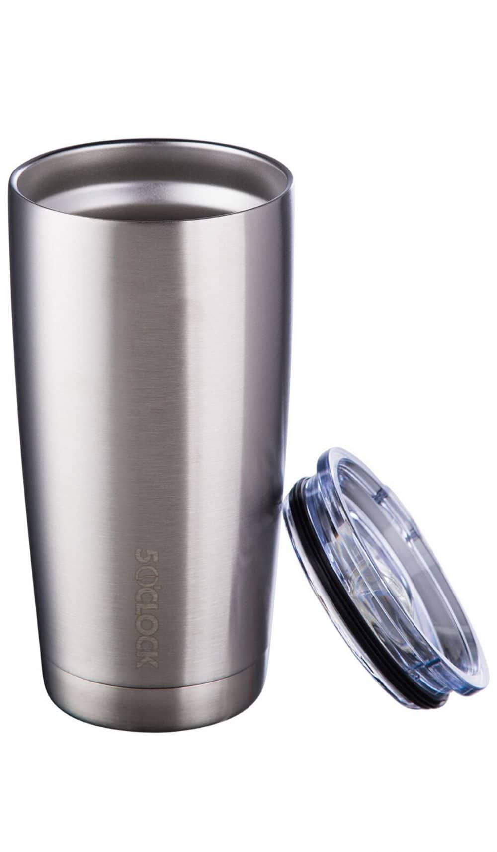 5 O'Clock Insulated Tumbler Silver