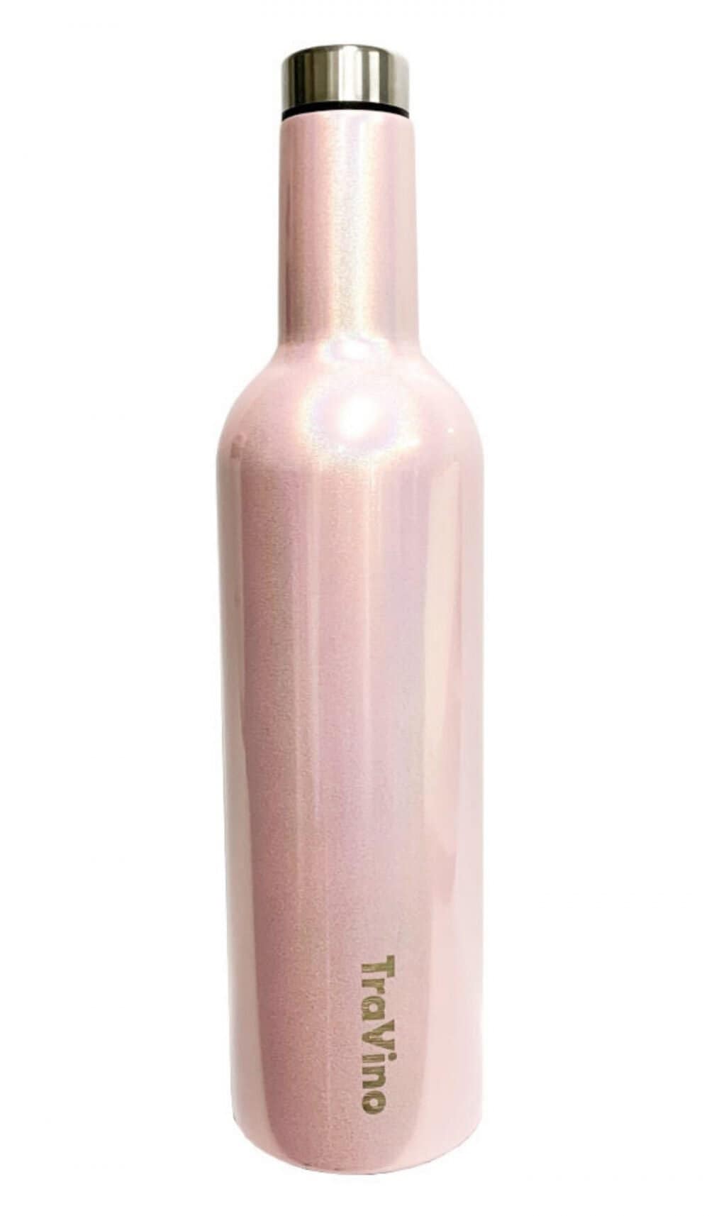 Travino Insulated Wine Flask Blush Pink