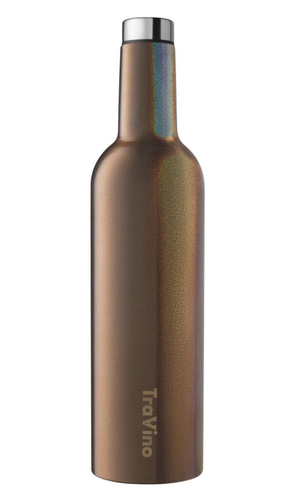 Travino Insulated Wine Flask Rose Gold