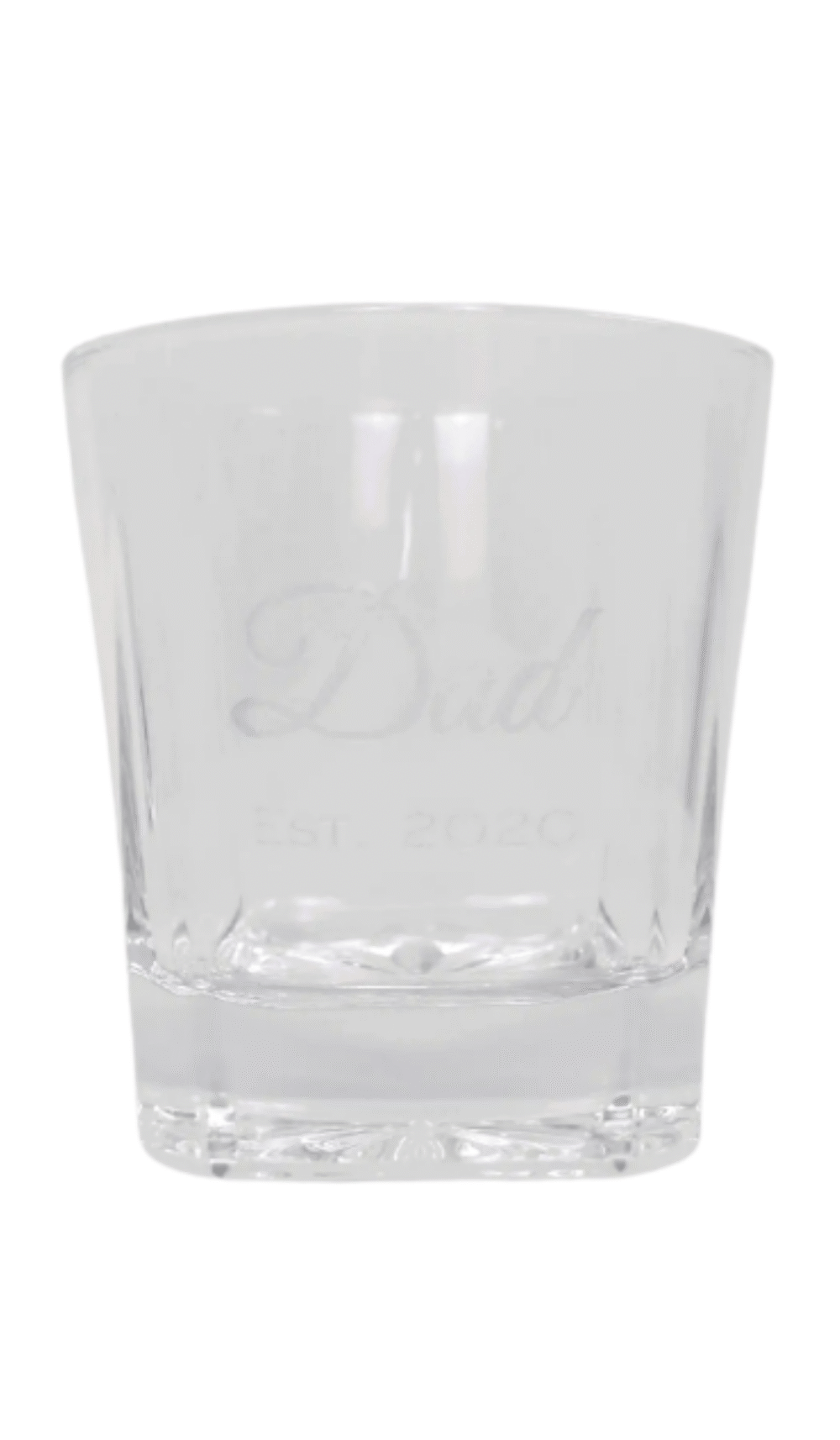Whisky Glass Square 315ml Engravable