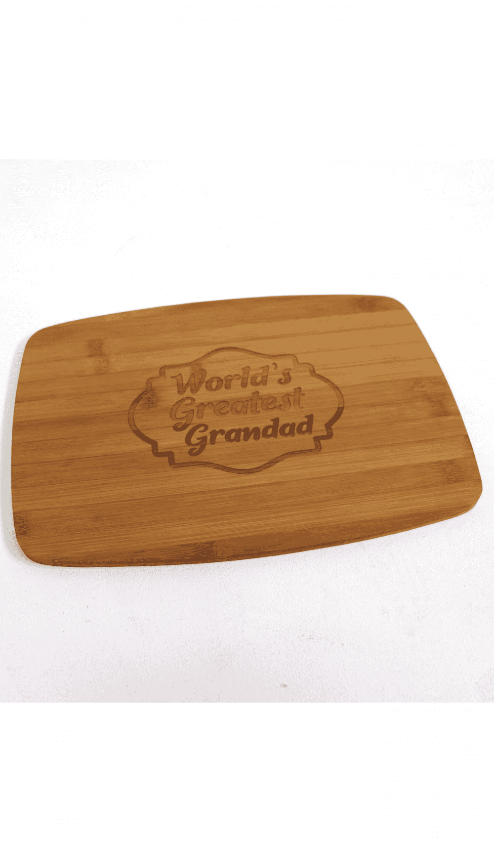 Bamboo board cheese custom engraving