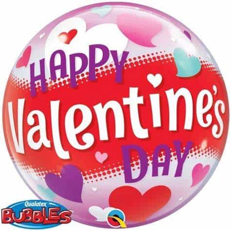 Valentines Hearts Bubble Balloon