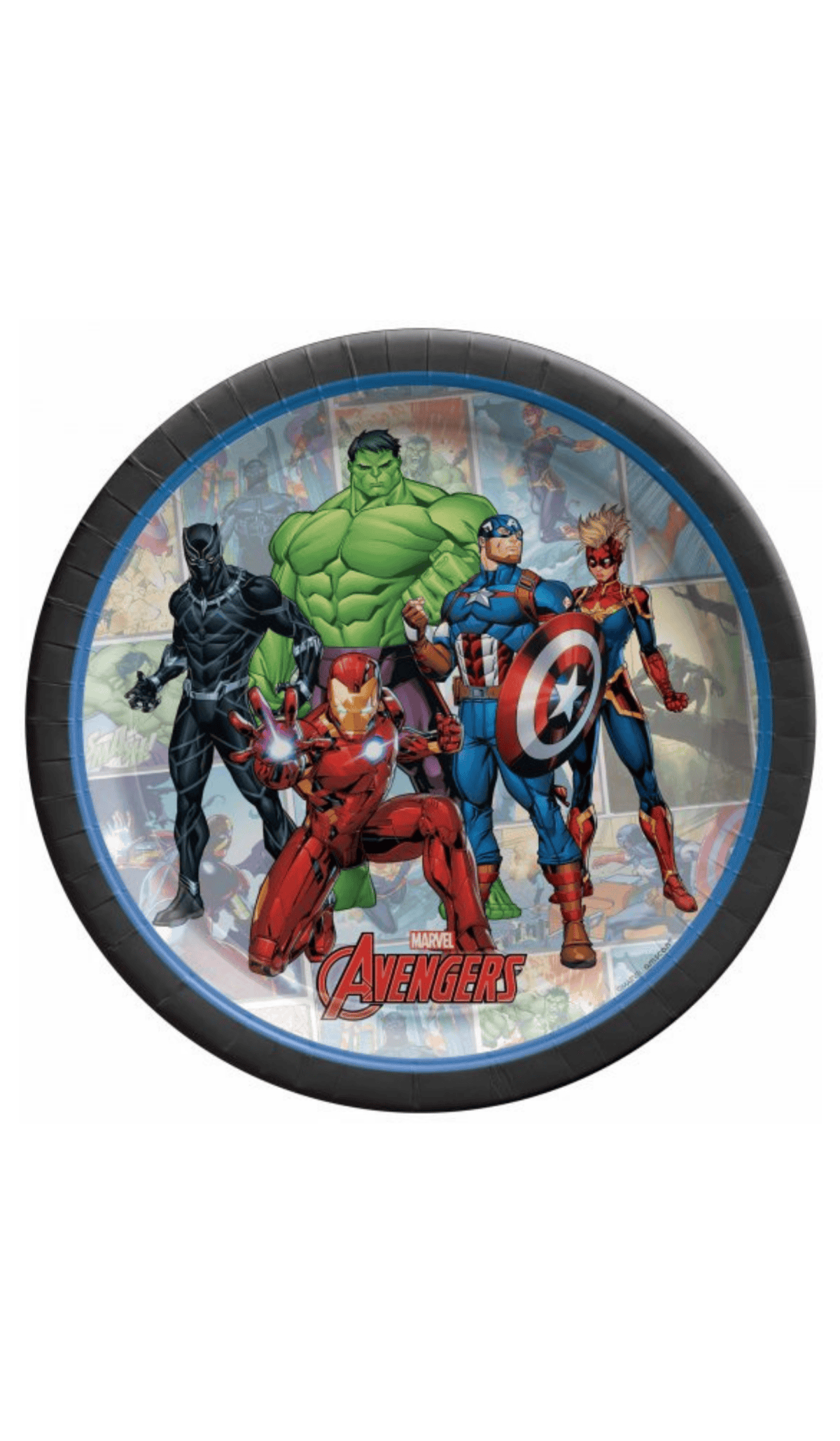Avengers Plates Sml Powers Unite
