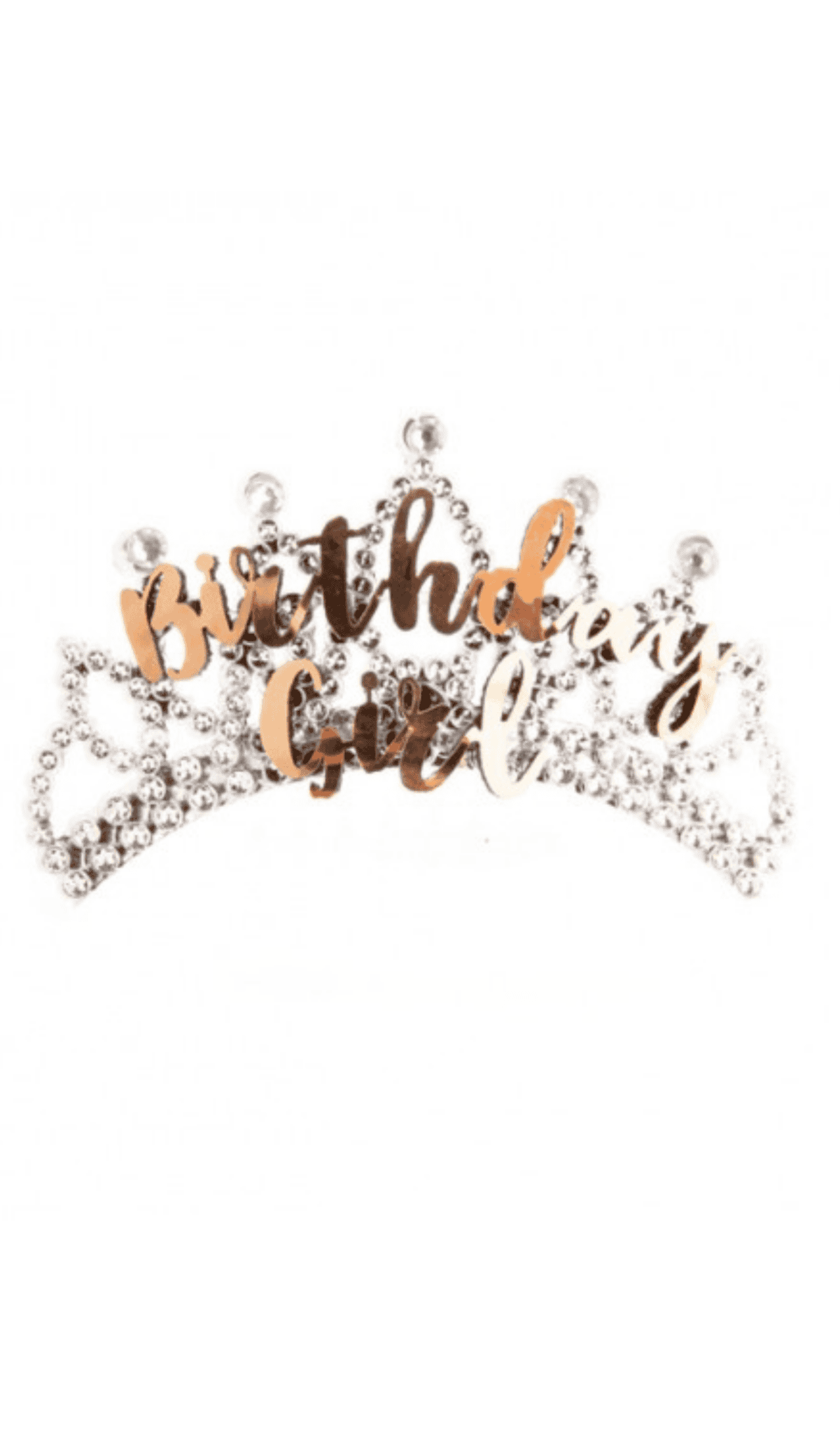 Birthday Girl Tiara Rose Gold