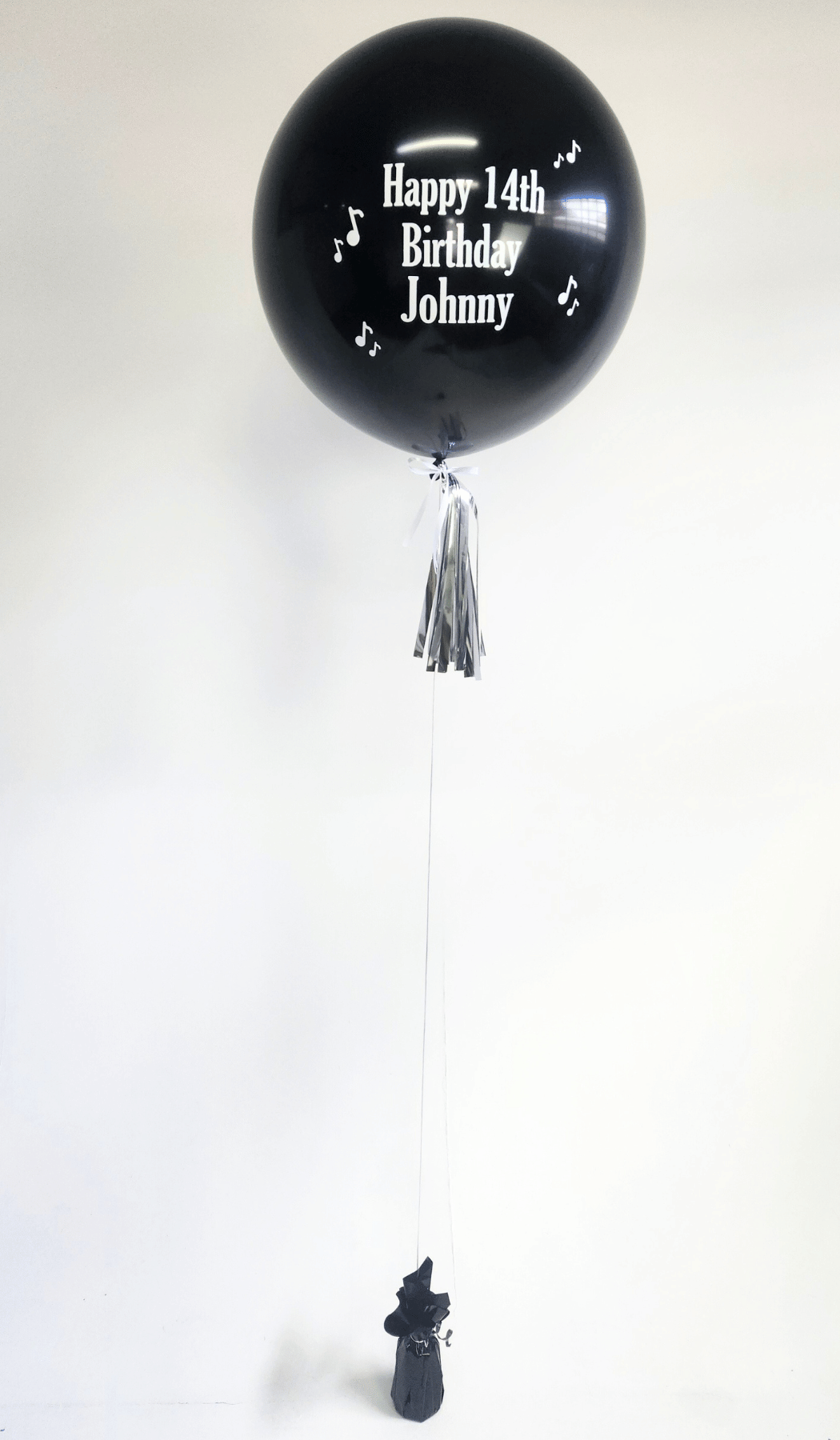 60cm Jumbo Helium Filled Latex Balloon Tassel Custom Lettering