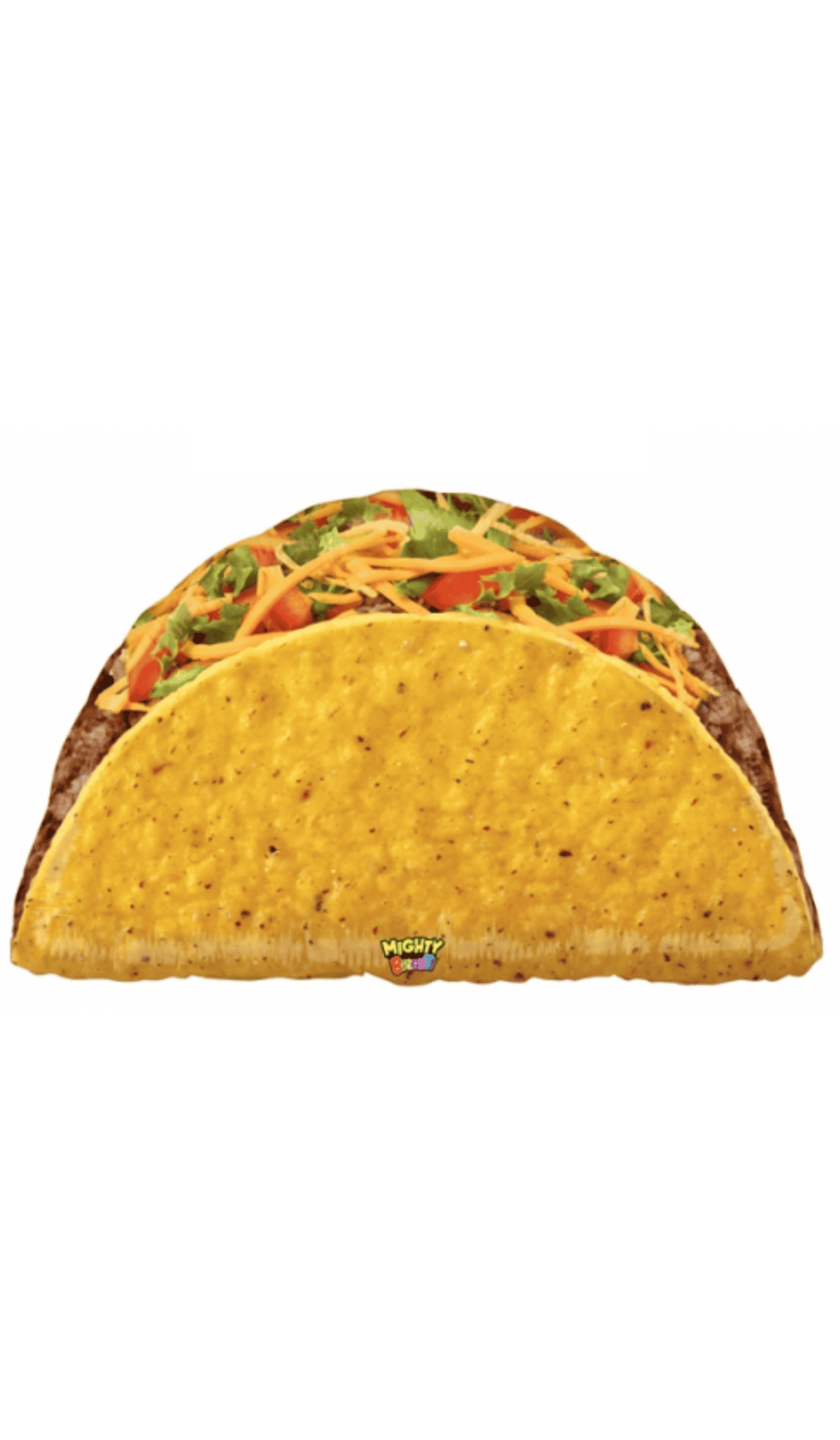 Taco Betallic Foil Balloon Shape