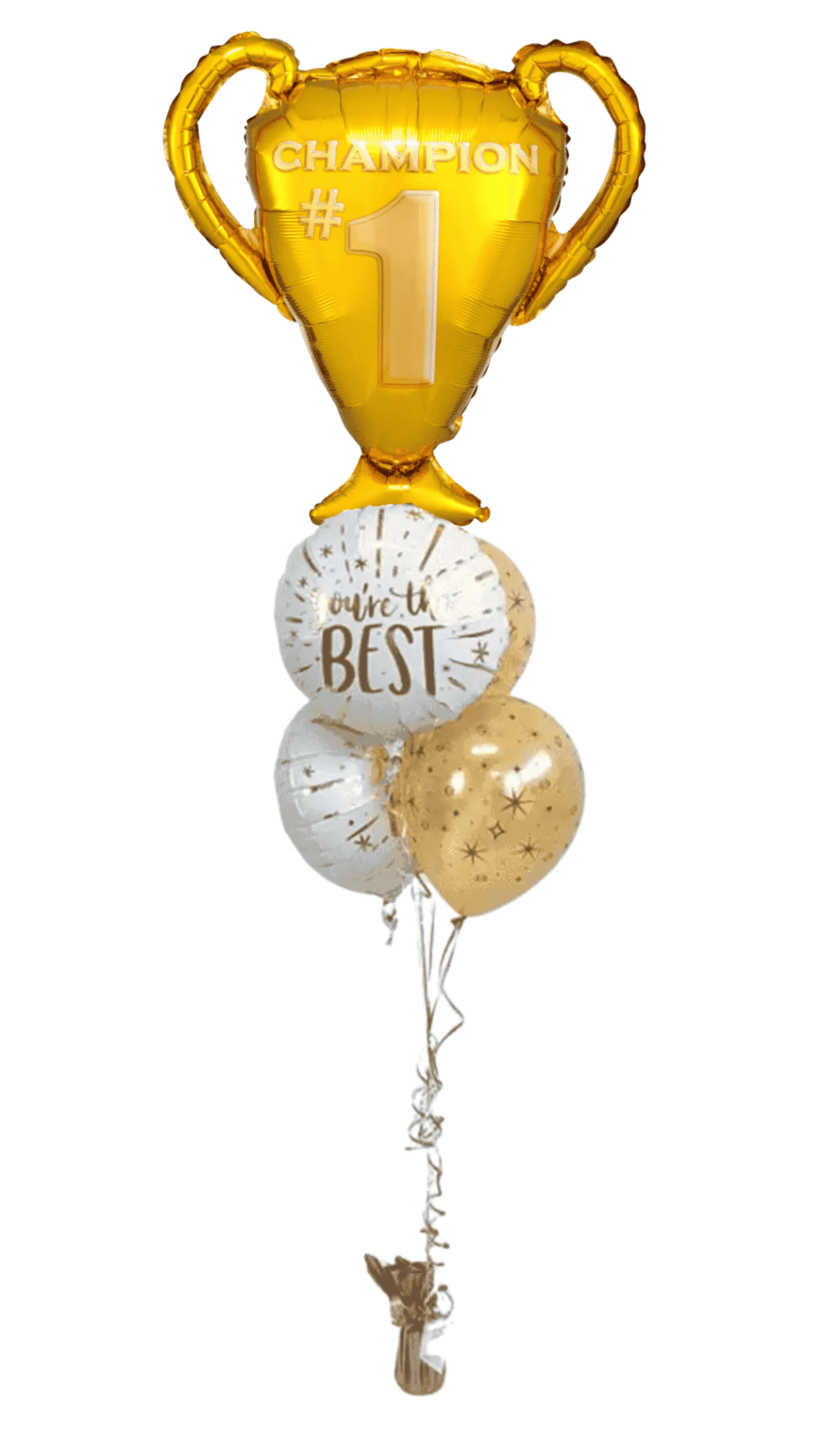You're The Best Champion Helium Balloon Bouquet