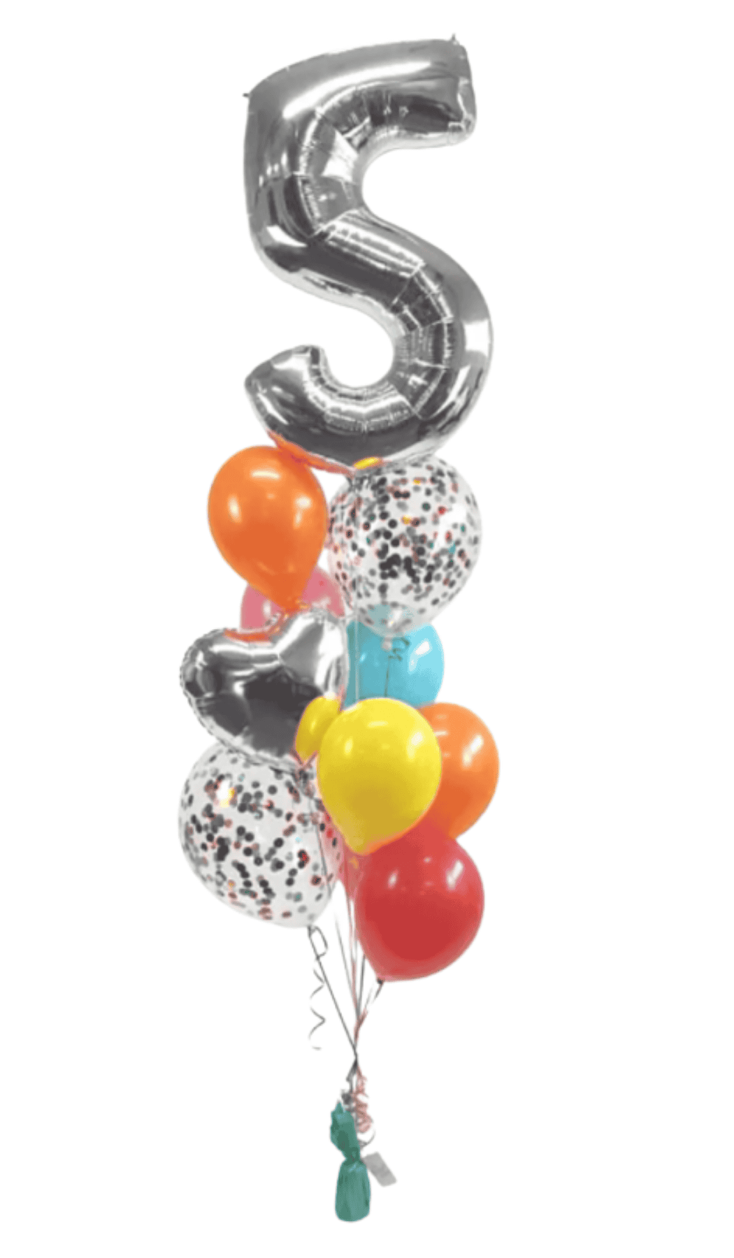 Deluxe Mixed Helium Balloon Birthday Bouquet