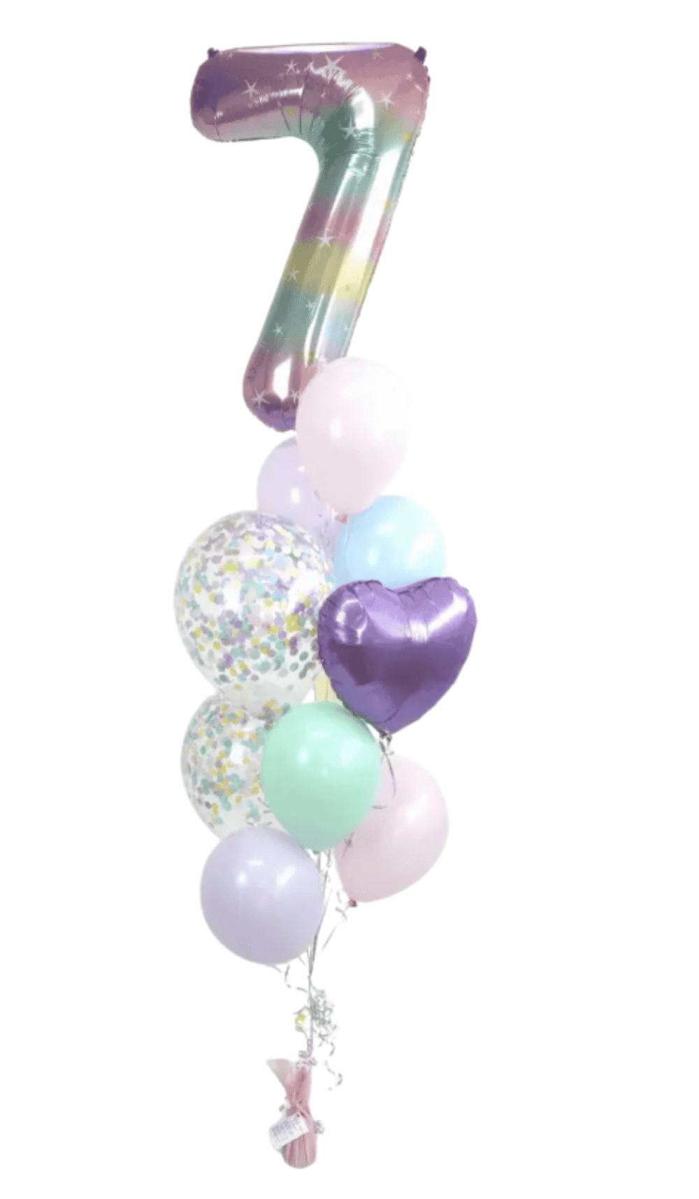 Deluxe Mixed Helium Balloon Birthday Bouquet