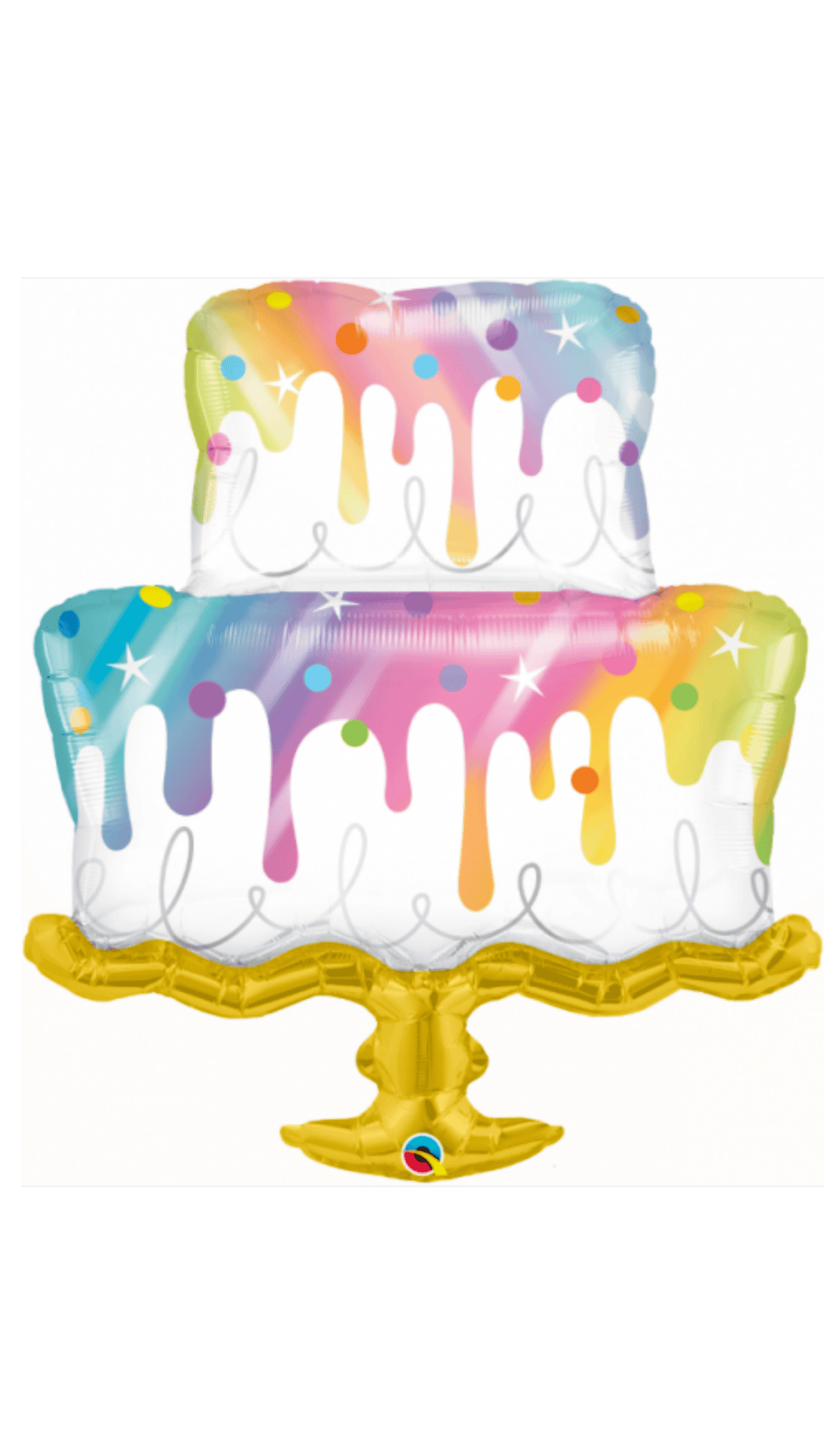 Drip Cake Supershape Foil Balloon