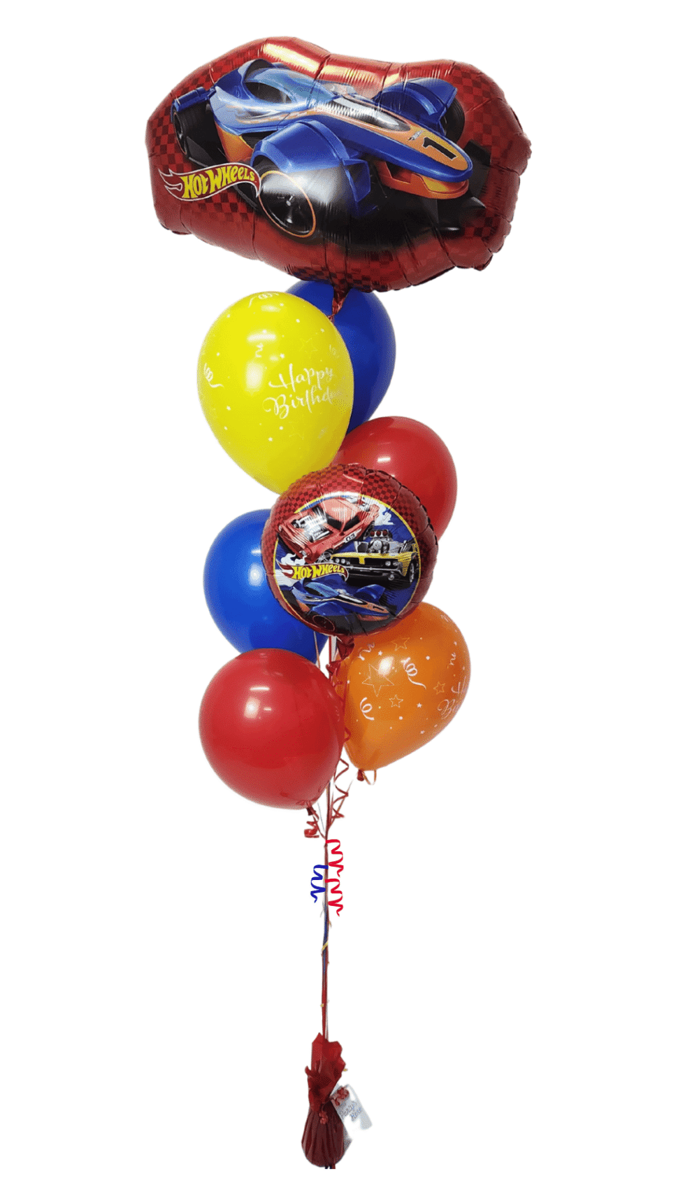 Hot Wheels Birthday Helium Balloon Bouquet