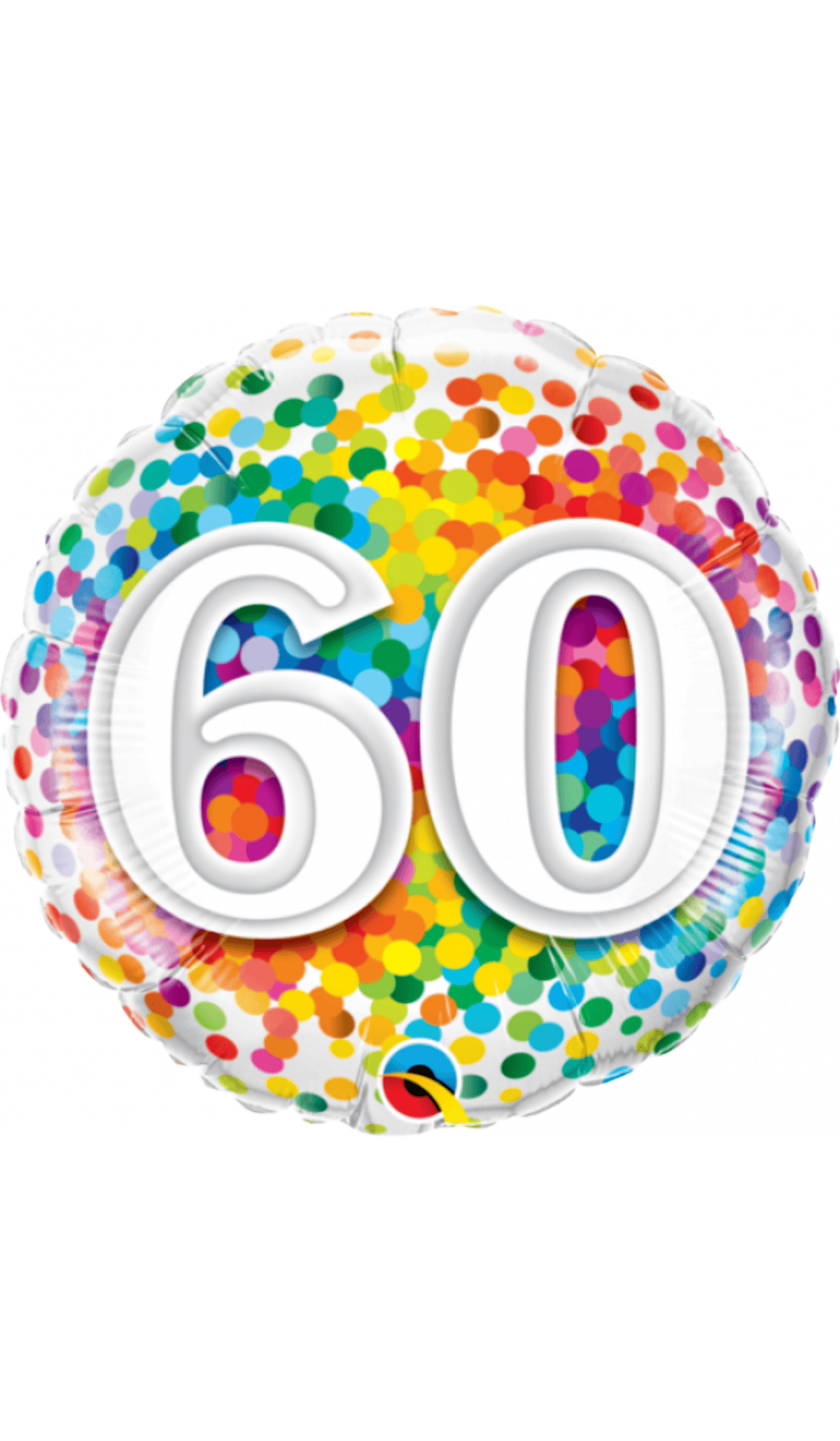 60 Confetti Foil Balloon