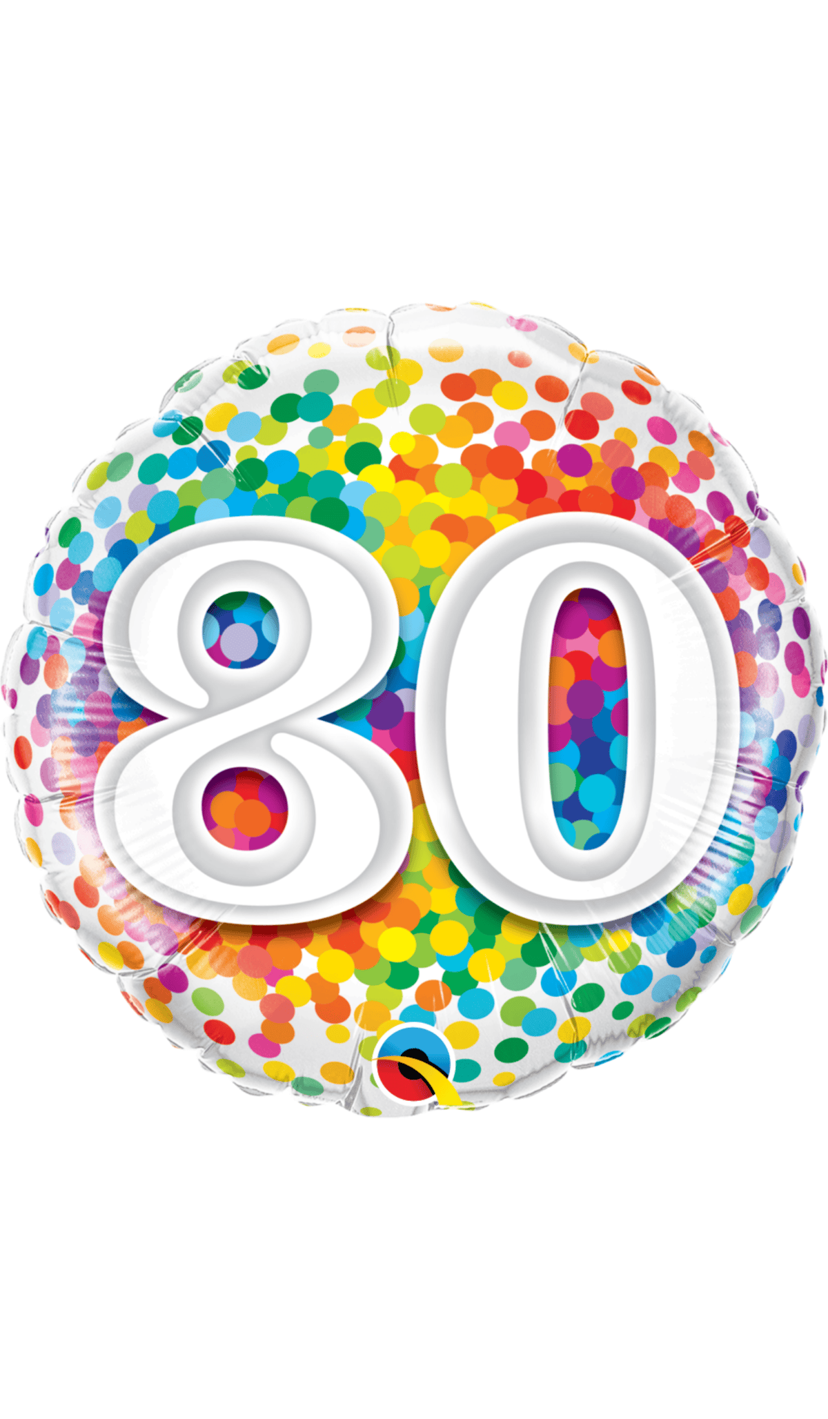 80 Confetti Foil Balloon